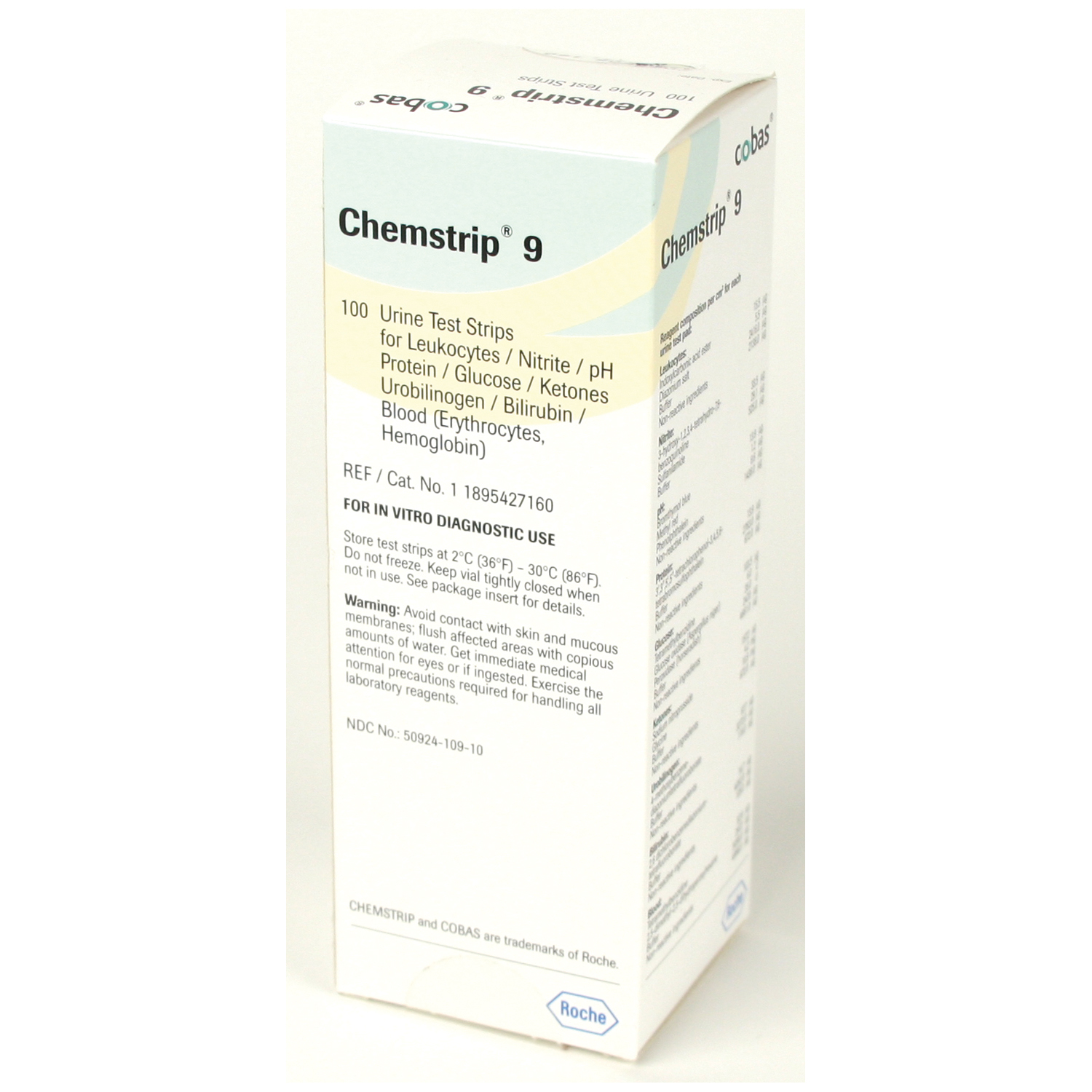 ROCHE CHEMSTRIP URINALYSIS PRODUCTS : 11895427160 EA     $53.47 Stocked