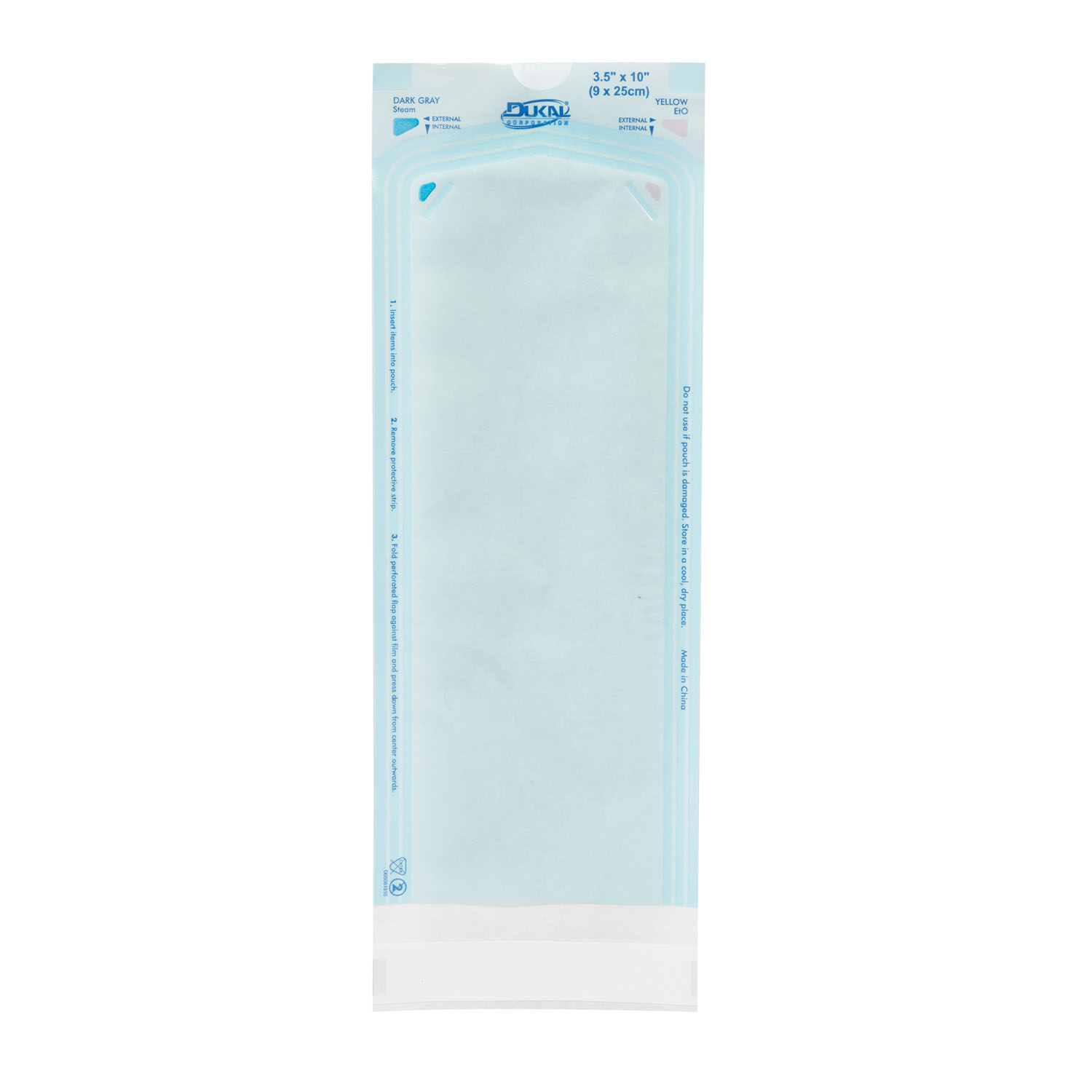 DUKAL STERILIZATION POUCH : 27305 CS     $77.99 Stocked