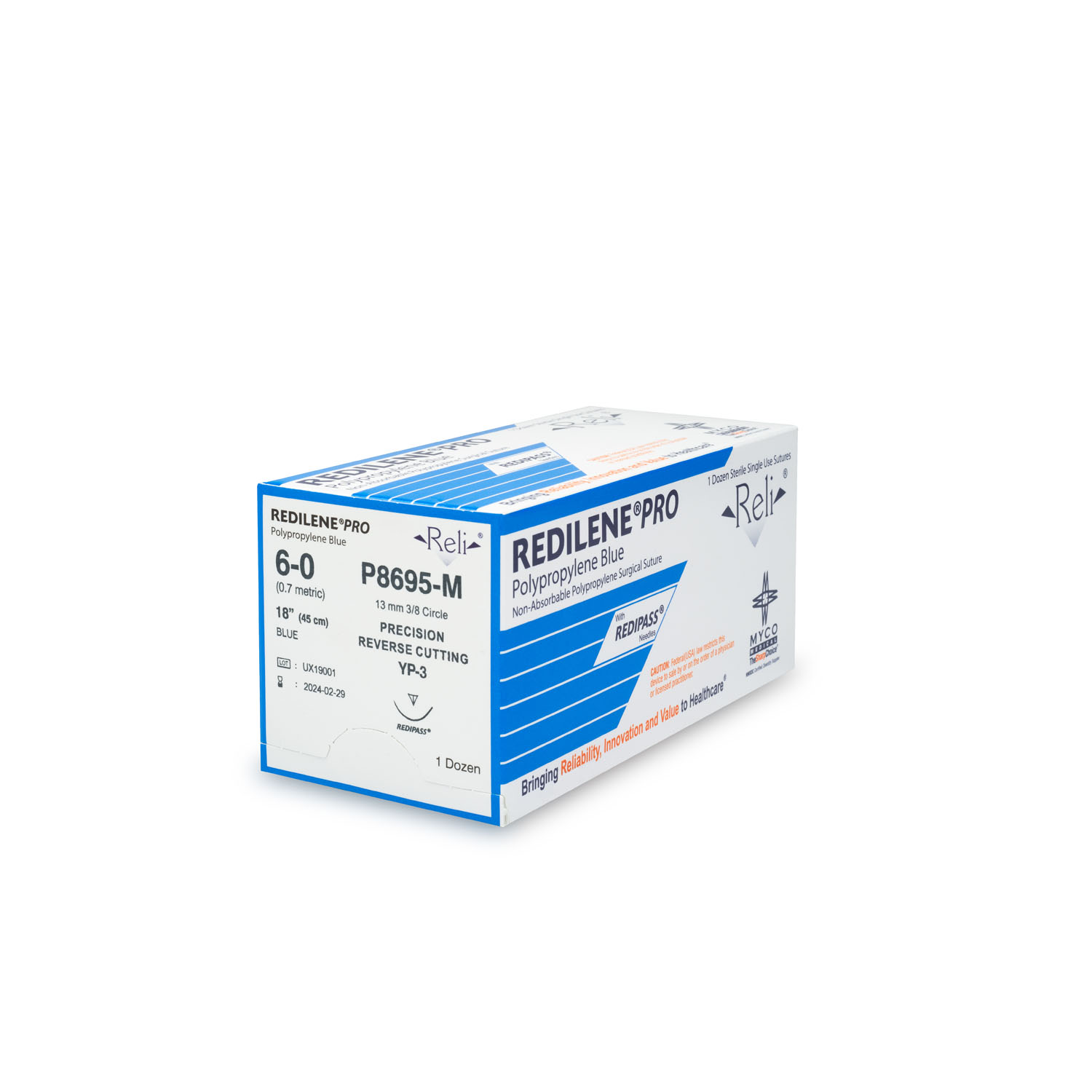 MYCO RELI PRO SUTURE : P8695-M BX                            $46.26 Stocked