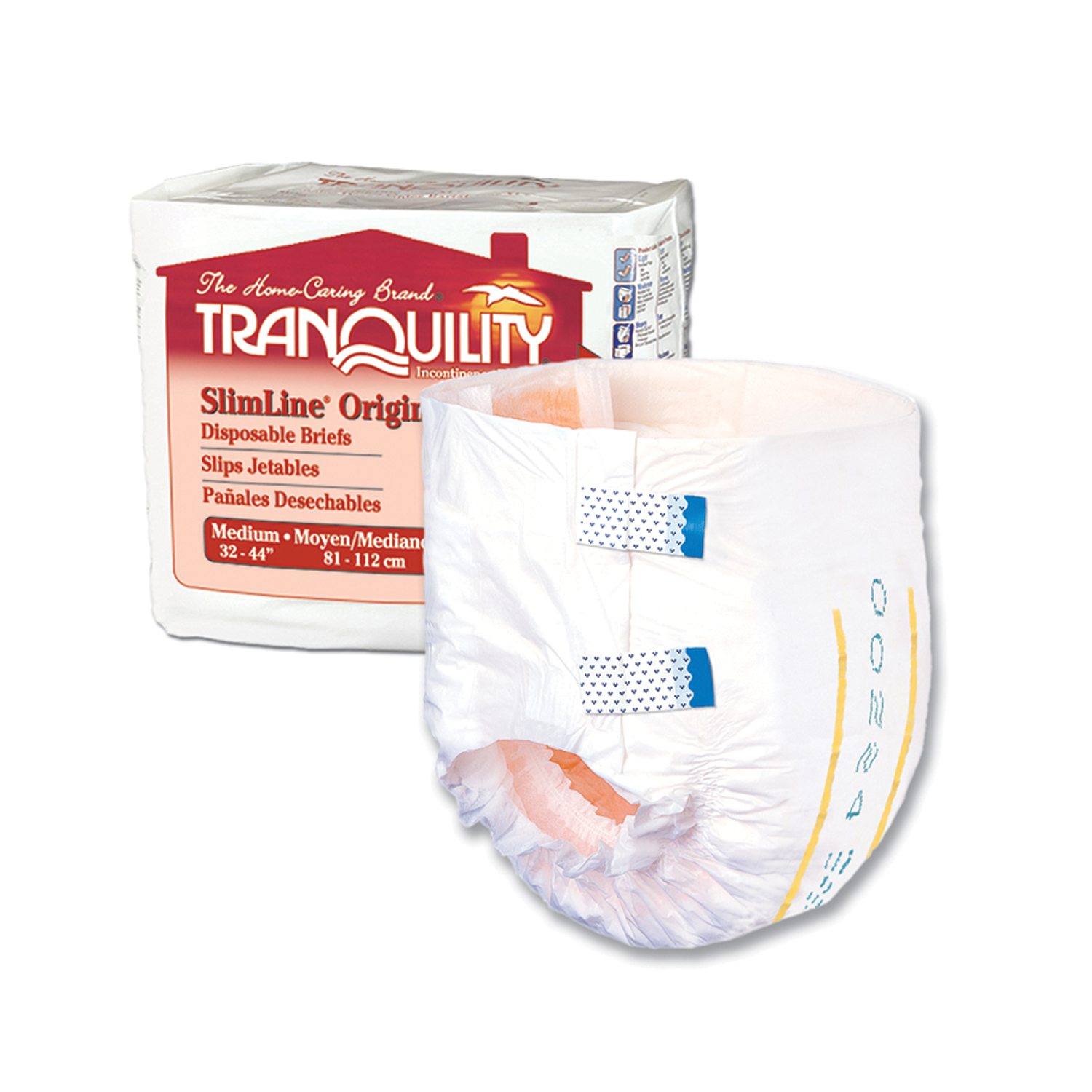 PRINCIPLE BUSINESS TRANQUILITY SLIMLINE DISPOSABLE BRIEFS : 2122 PK                      $10.38 Stocked