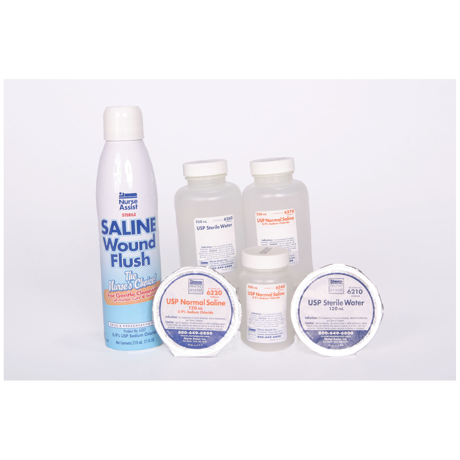 NURSE ASSIST STERICARE SALINE & WATER : 6290 CS $45.10 Stocked