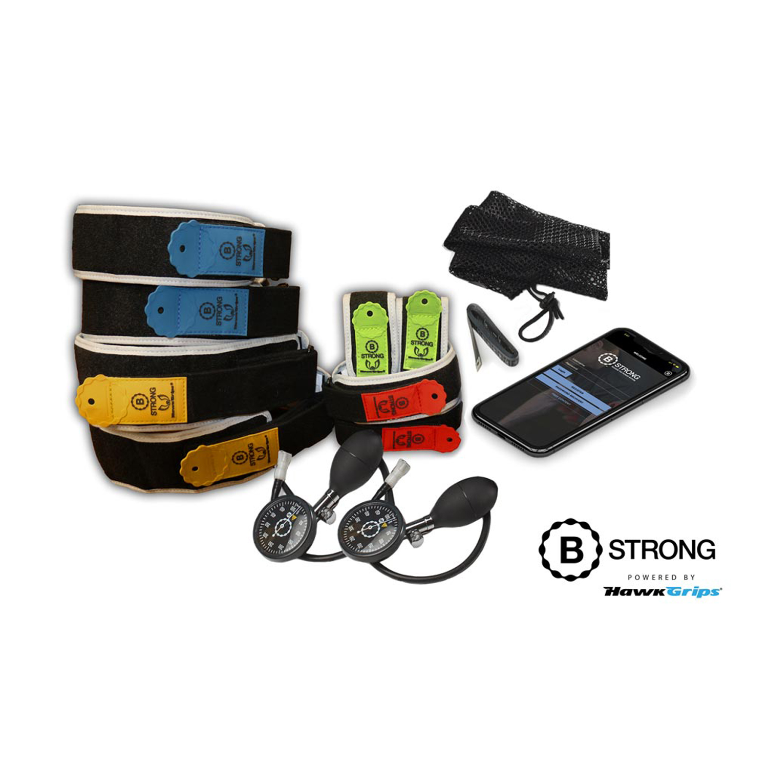 HAWKGRIPS B-STRONG BLOOD FLOW RESTRICTION (BFR) : PKG-00113-00 EA                                                                                                                                                                                              