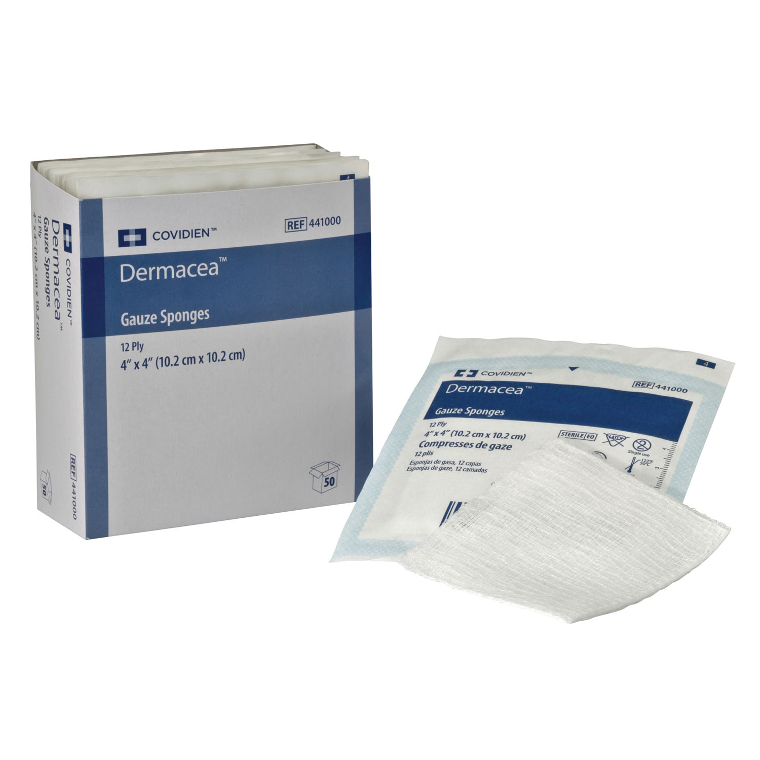 CARDINAL HEALTH DERMACEA GAUZE SPONGES : 441211 CS                            $68.19 Stocked