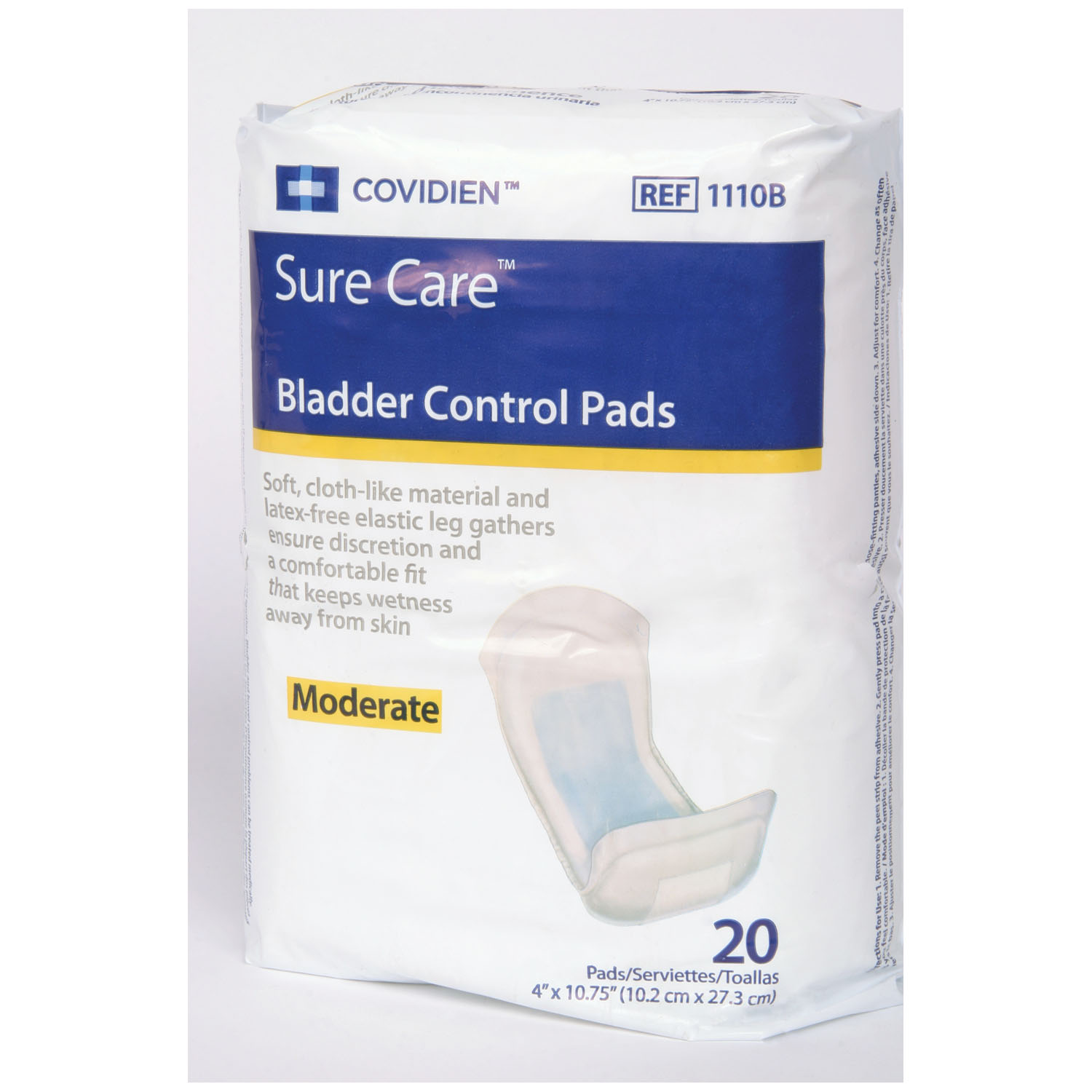 CARDINAL HEALTH SURECARE BLADDER CONTROL PADS : 1100B BG        $7.02 Stocked
