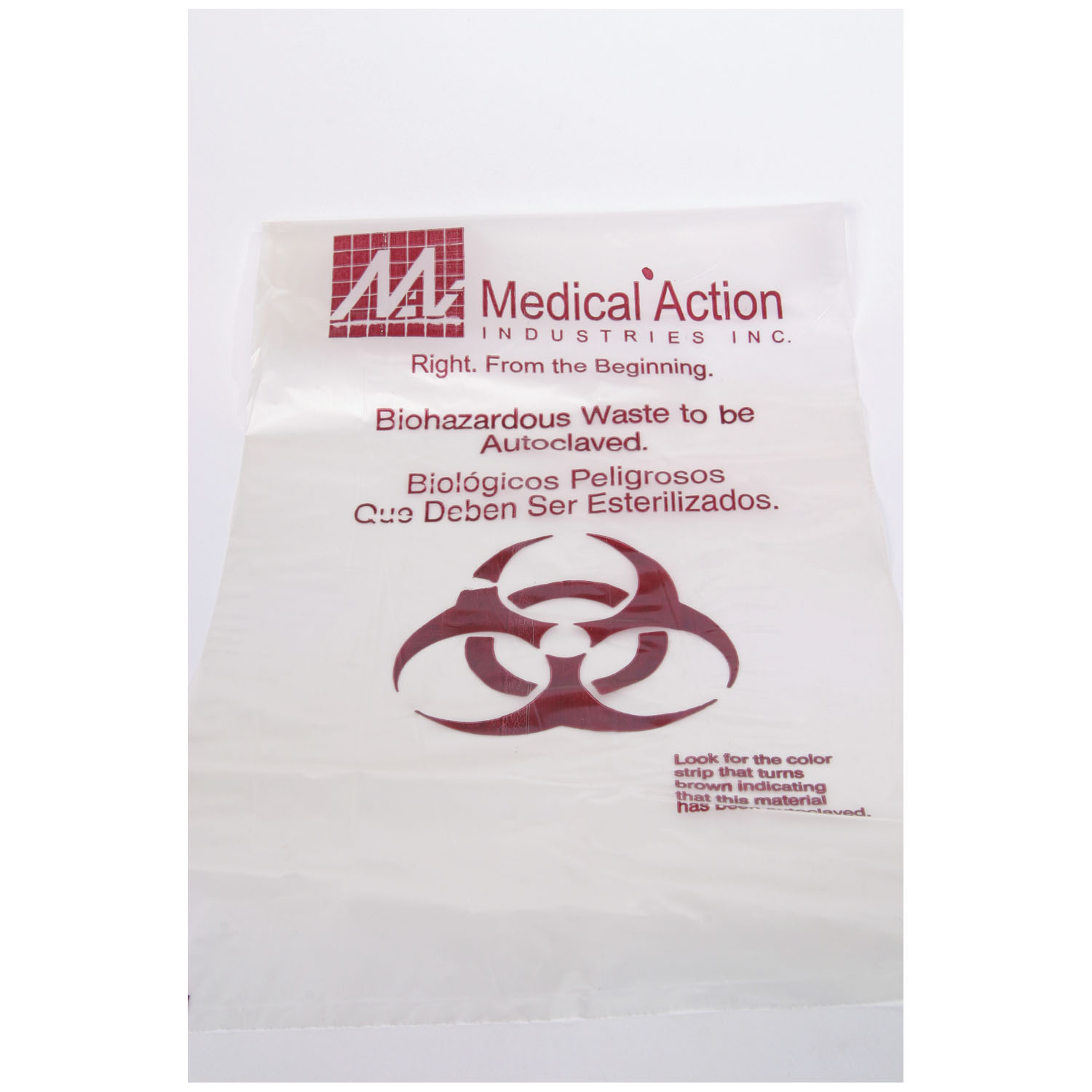 MEDEGEN SAF-T-SURE AUTOCLAVABLE DECONTAMINATION BAGS : 8-250 CS                                $49.58 Stocked