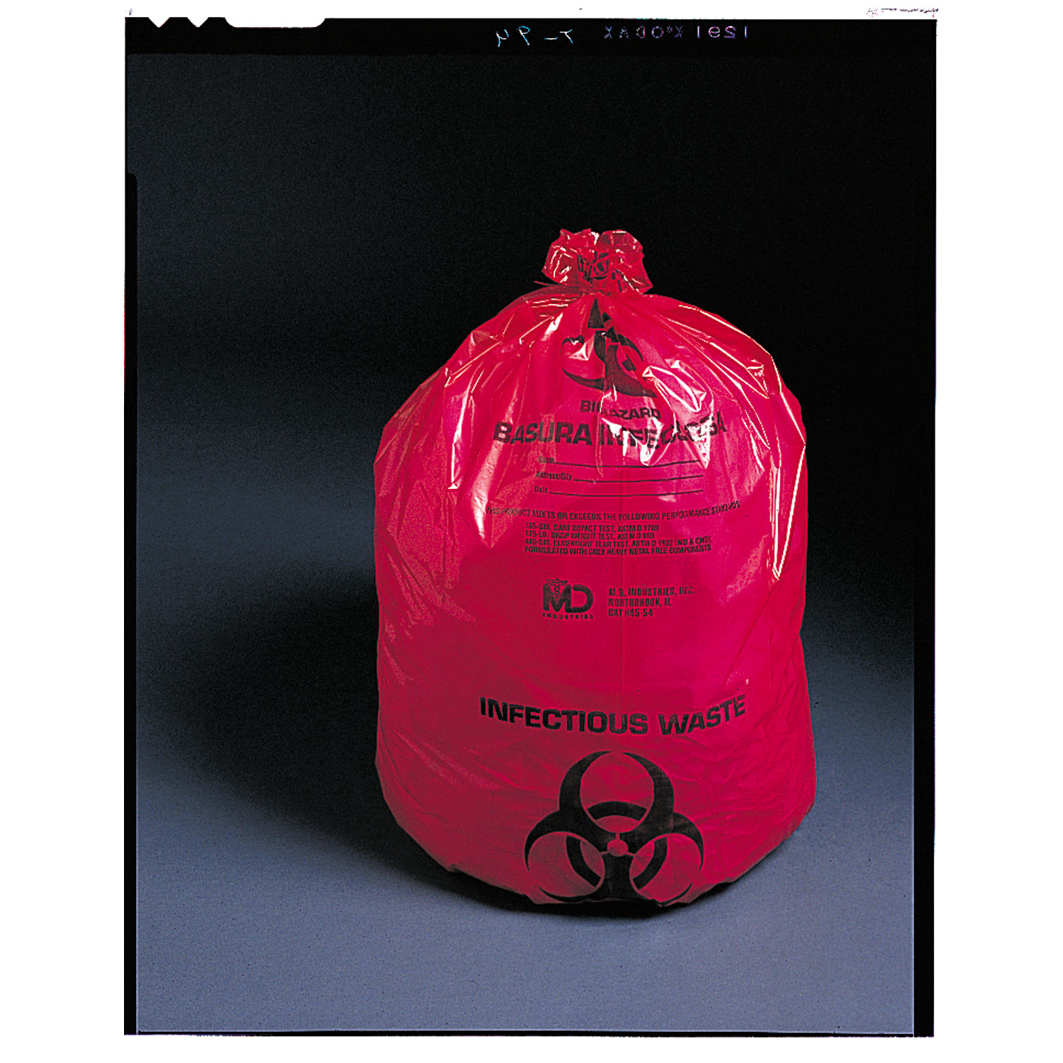 MEDEGEN ULTRA-TUFF INFECTIOUS WASTE BAGS : 47-15 CS                                $78.39 Stocked