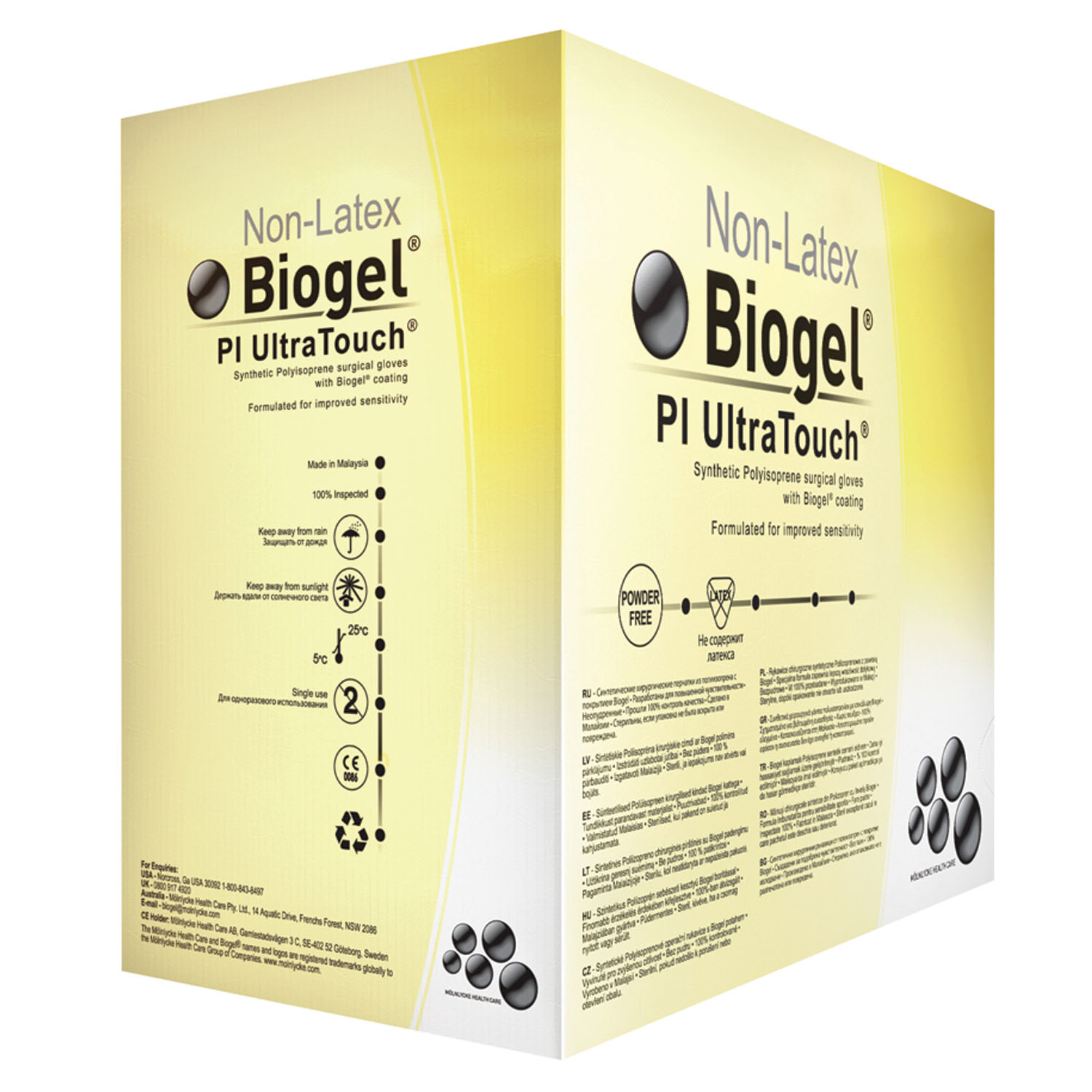 MOLNLYCKE BIOGEL PI ULTRA-TOUCH GLOVES : 41170 CS                         $688.76 Stocked