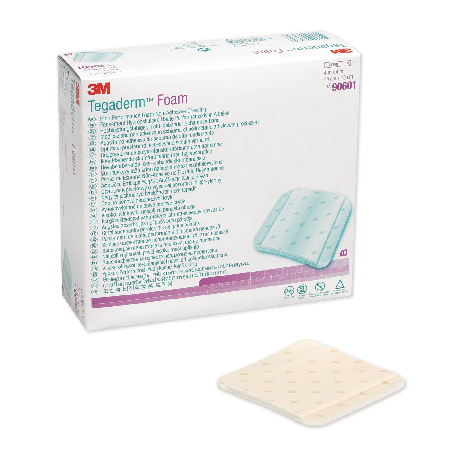 SOLVENTUM TEGADERM FOAM DRESSING - NONADHESIVE : 90601 BX         $49.97 Stocked