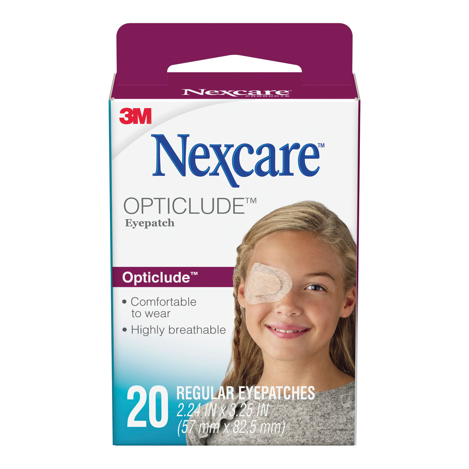 3M PSD NEXCARE OPTICLUDE ORTHOPTIC EYE PATCH : 1539 BX                    $8.95 Stocked