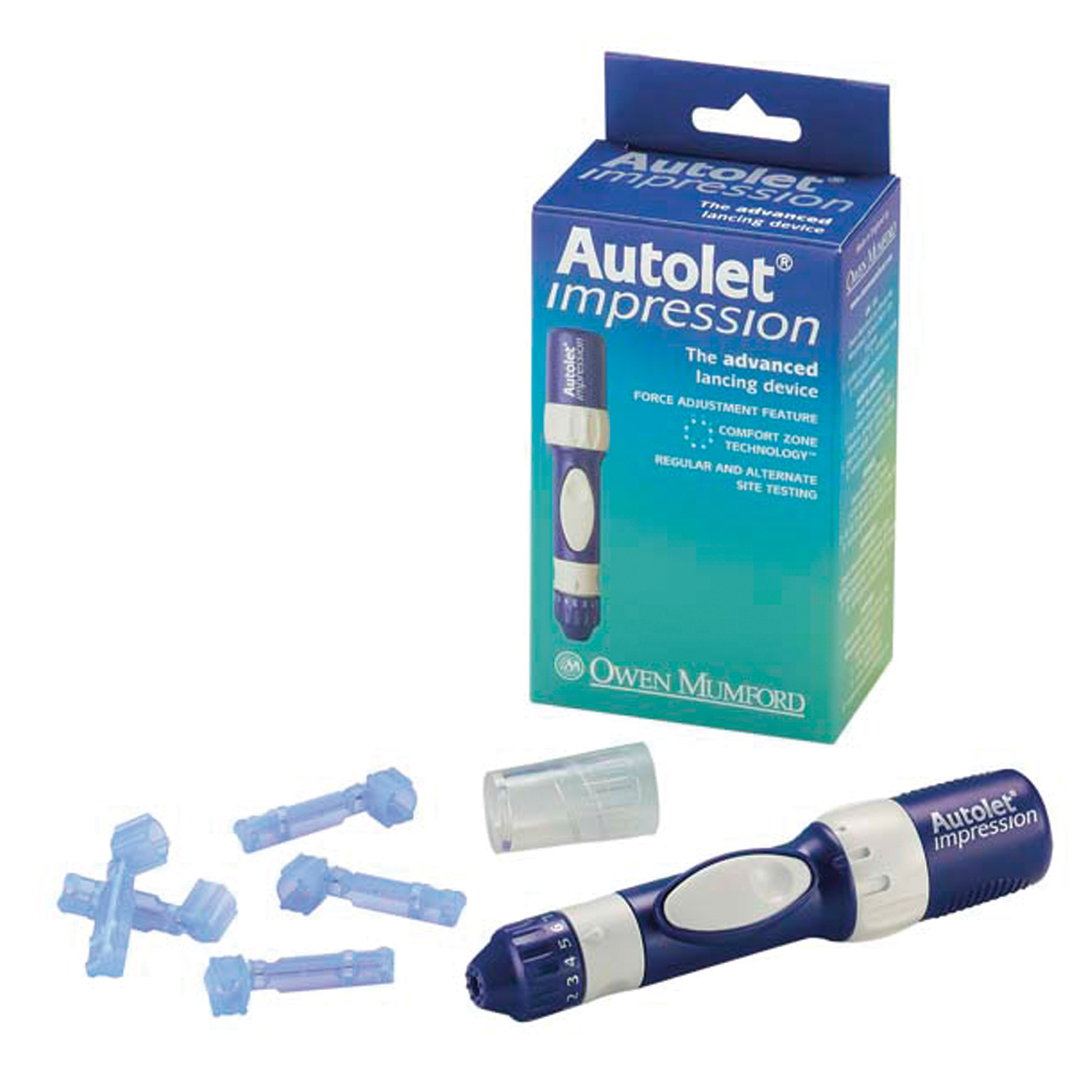 OWEN MUMFORD AUTOLET IMPRESSION LANCING DEVICE : AT0270 EA     $8.95 Stocked