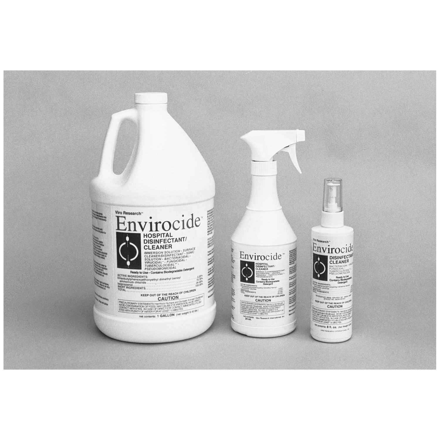 METREX ENVIROCIDE HOSPITAL SURFACE & INSTRUMENT DISINFECTANT/CLEANER : 13-3300 GA $51.00 Stocked