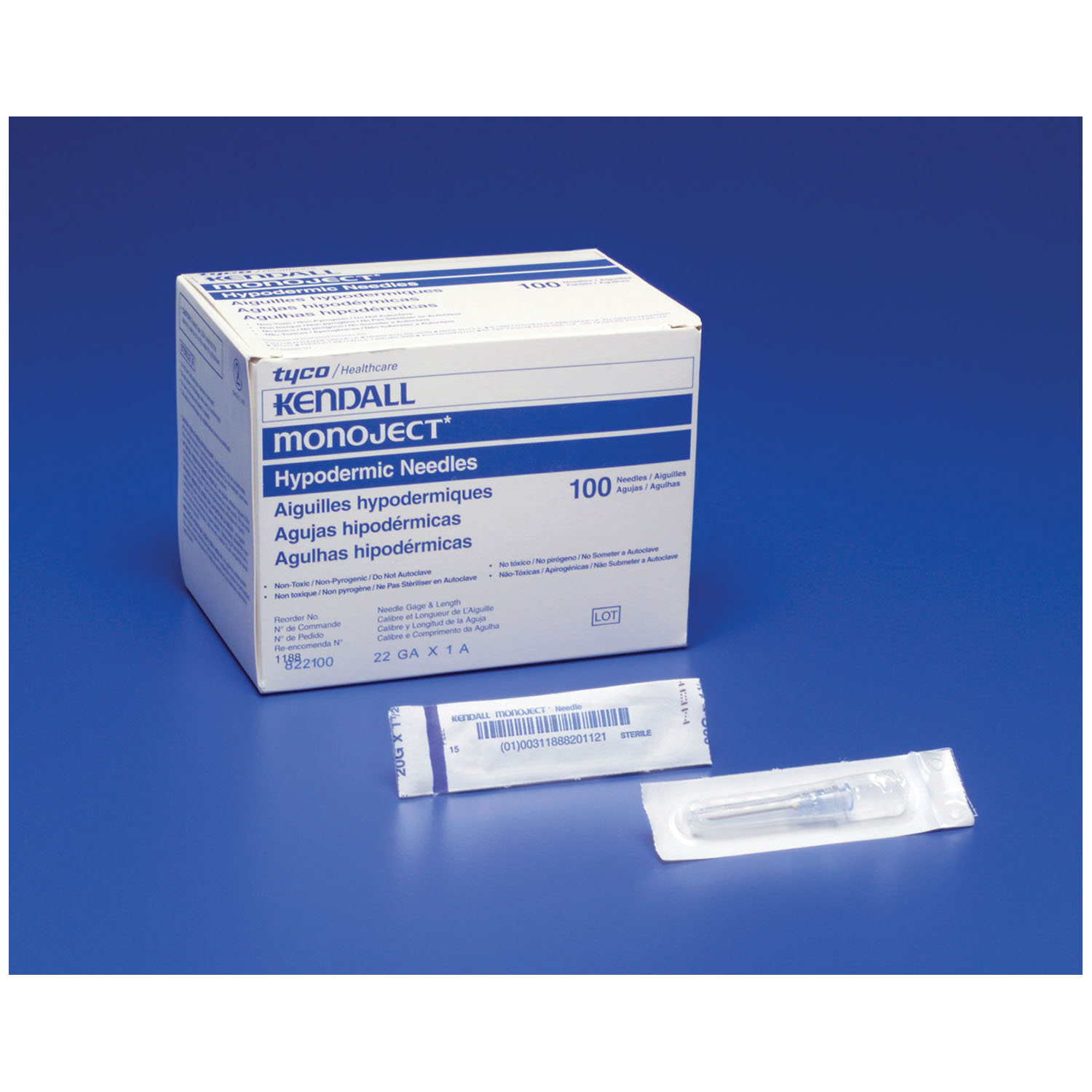 CARDINAL HEALTH MONOJECT SOFTPACK HYPODERMIC NEEDLES : 1188818100 BX               $10.70 Stocked