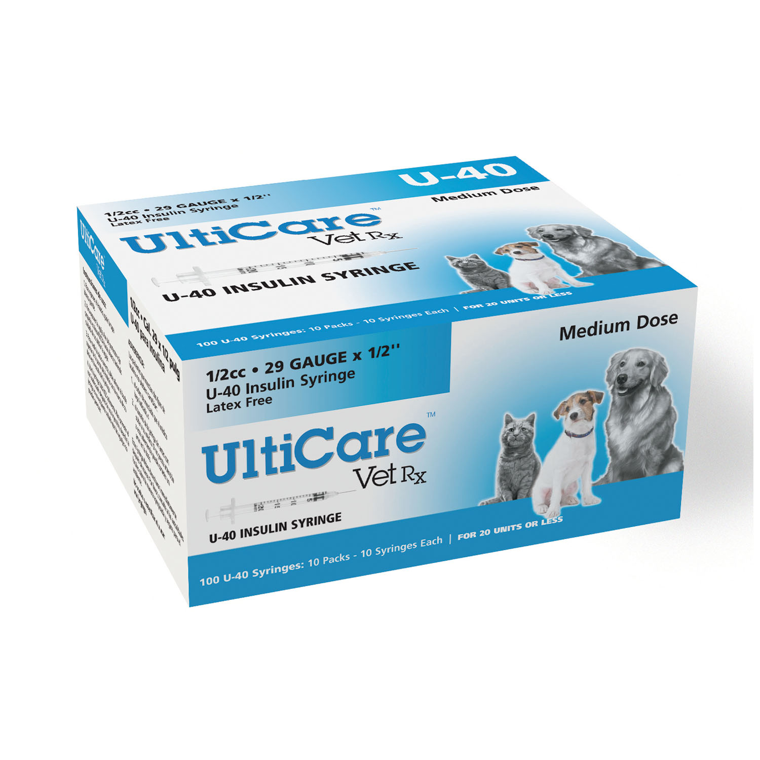 ULTIMED ULTRICARE VETRX DIABETES CARE INSULIN SYRINGES : 09260 BX   $16.32 Stocked