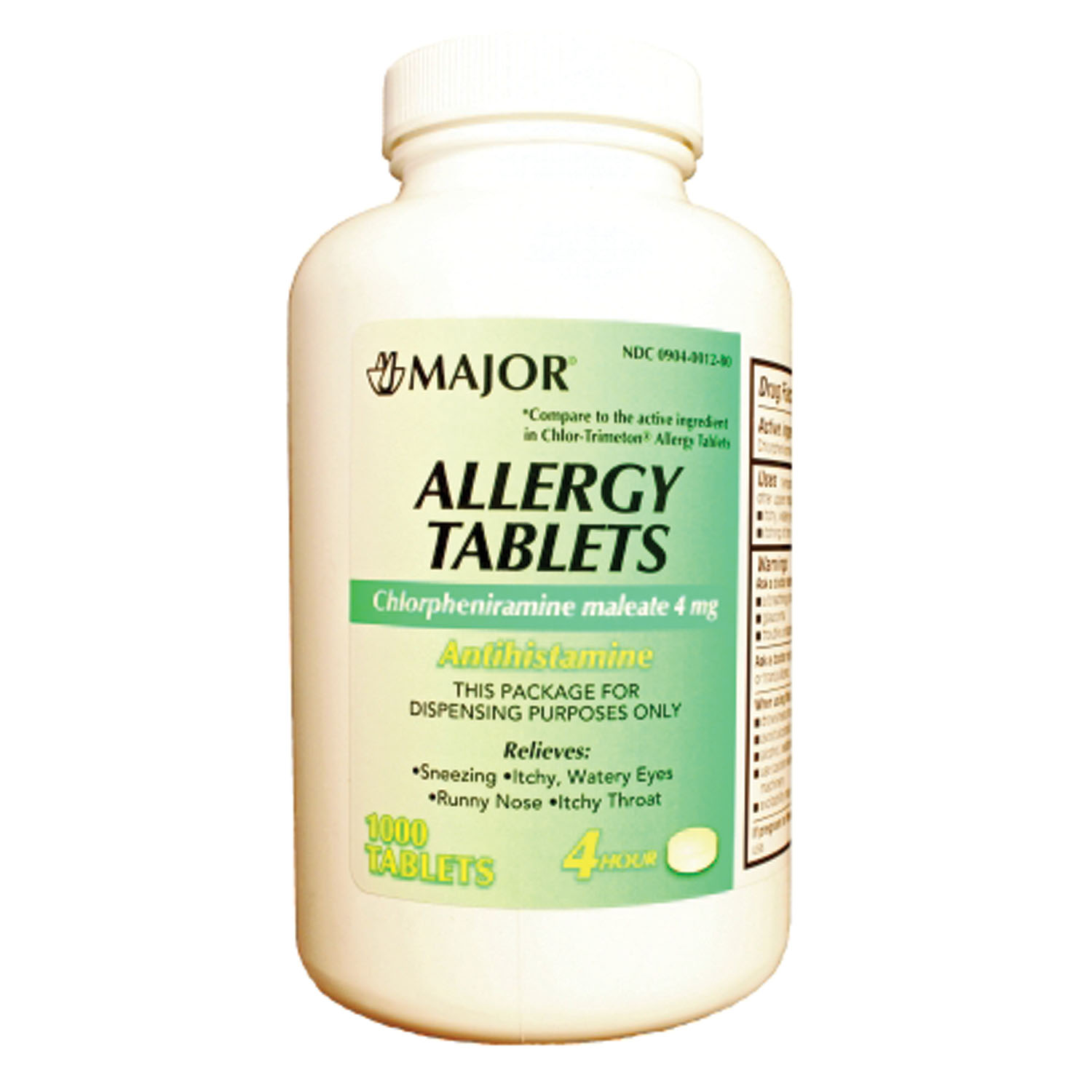 MAJOR ALLERGY TABLETS : 235937 EA               $6.16 Stocked