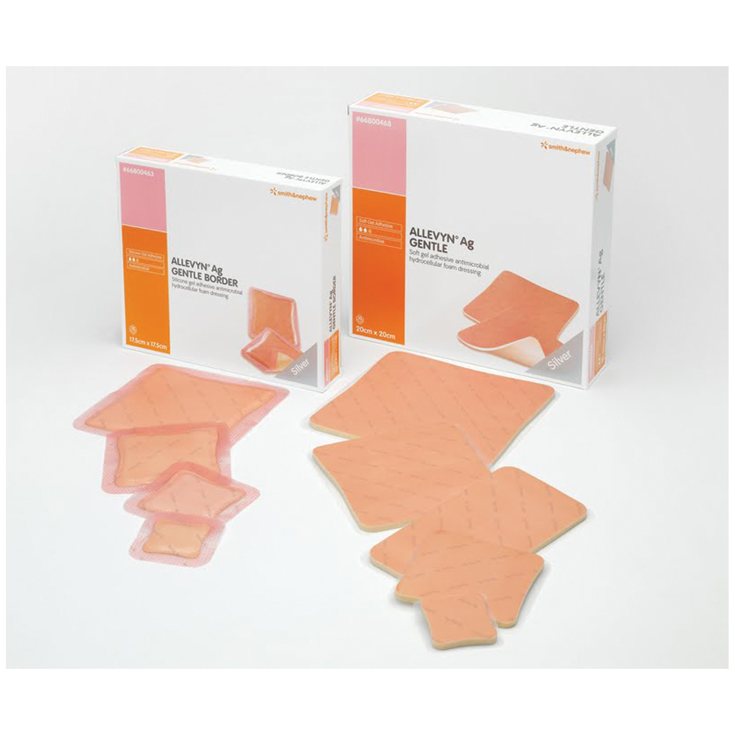 SMITH & NEPHEW ALLEVYN AG GENTLE BORDER ADHESIVE DRESSINGS : 66800452 BX      $117.62 Stocked