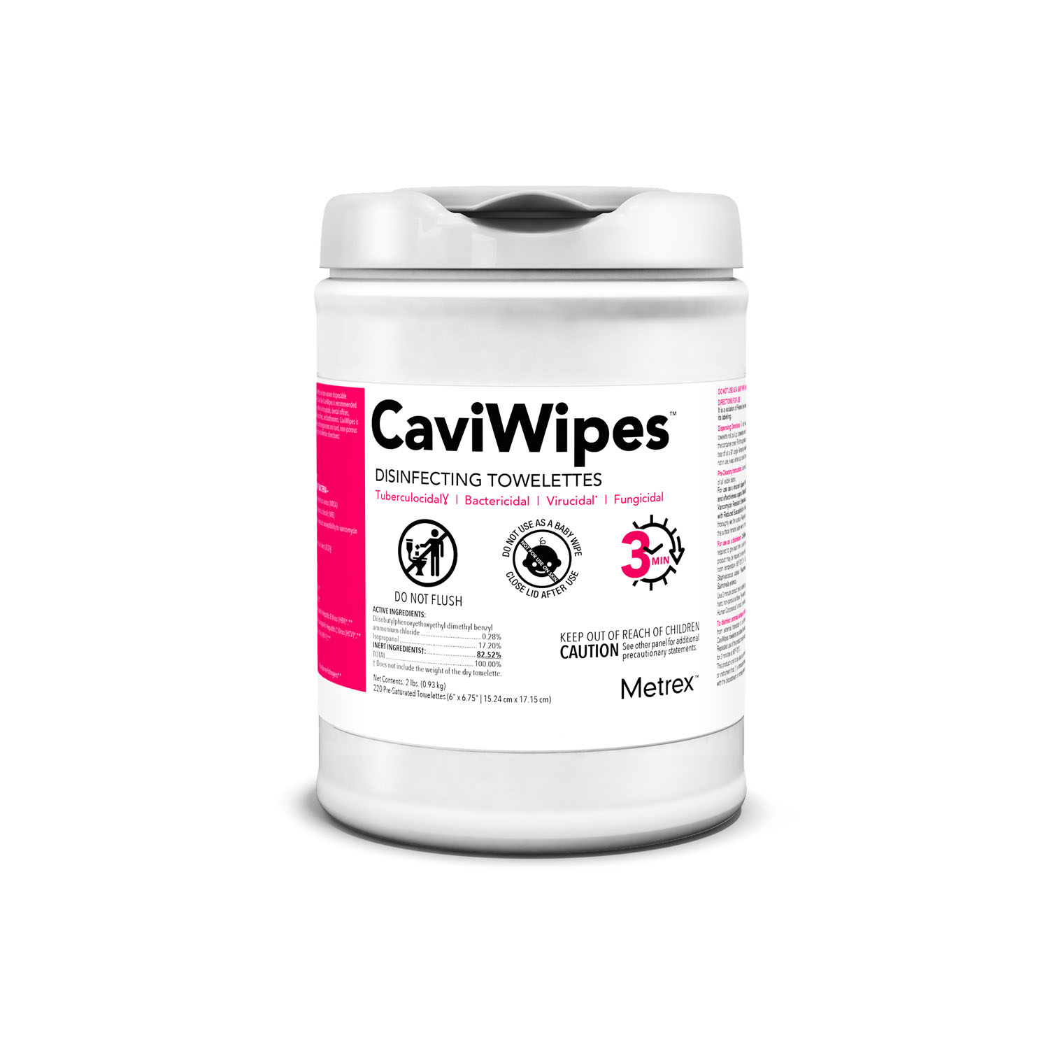 METREX CAVIWIPES DISINFECTING TOWELETTES : 10-1090 CS        $161.28 Stocked