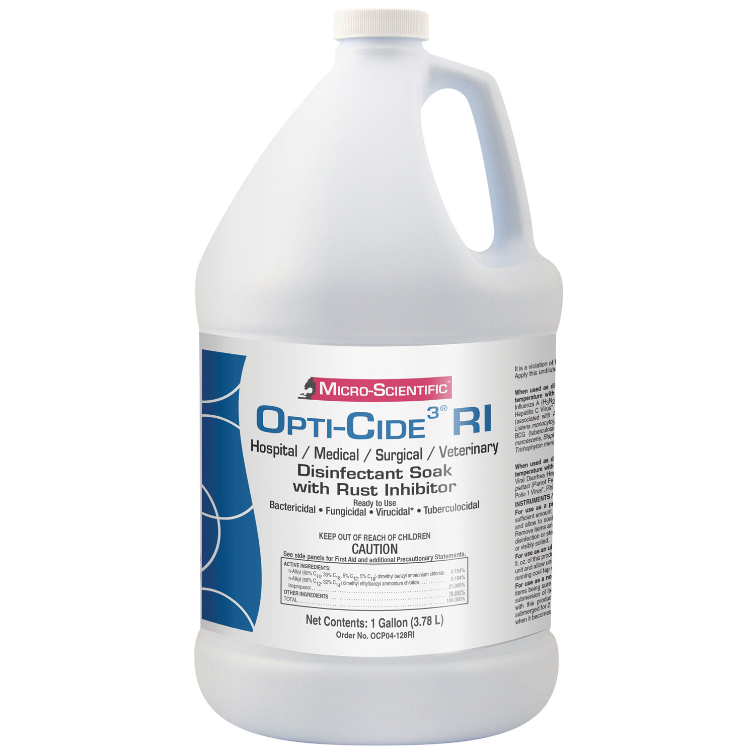 MICRO-SCIENTIFIC OPTI-CIDE3 DISINFECTANT : OCP04-128RI CS   $115.45 Stocked