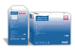 ANSELL MICRO-TOUCH NITRATEX STERILE EXAM GLOVES : 6034151 BX $54.66 Stocked