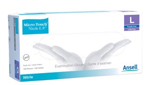 ANSELL MICRO-TOUCH® NITRILE E.P. TEXTURED EXAMINATION GLOVES : 6034053 BX
