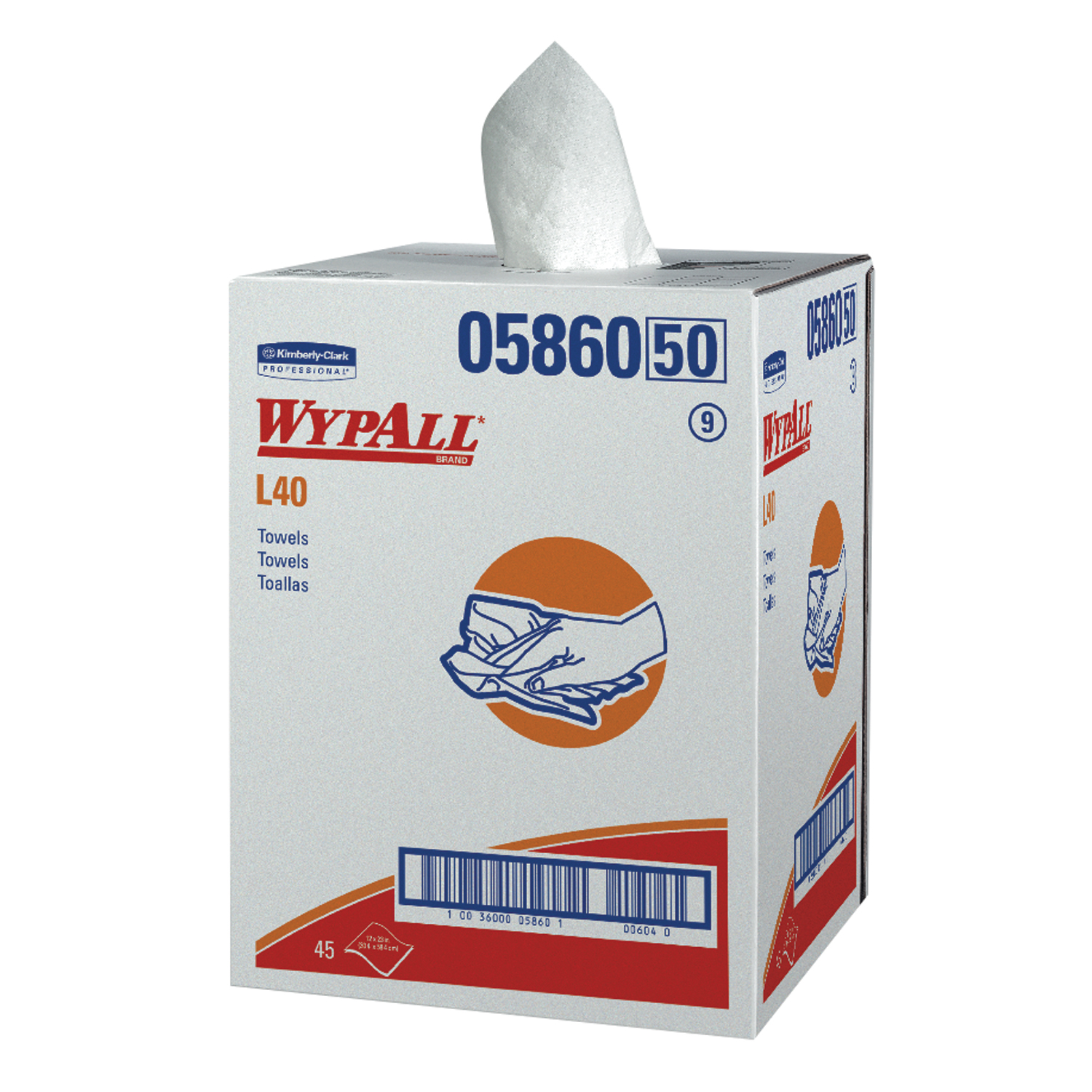 KIMBERLY-CLARK WYPALL WIPERS : 05860 BX      $129.14 Stocked