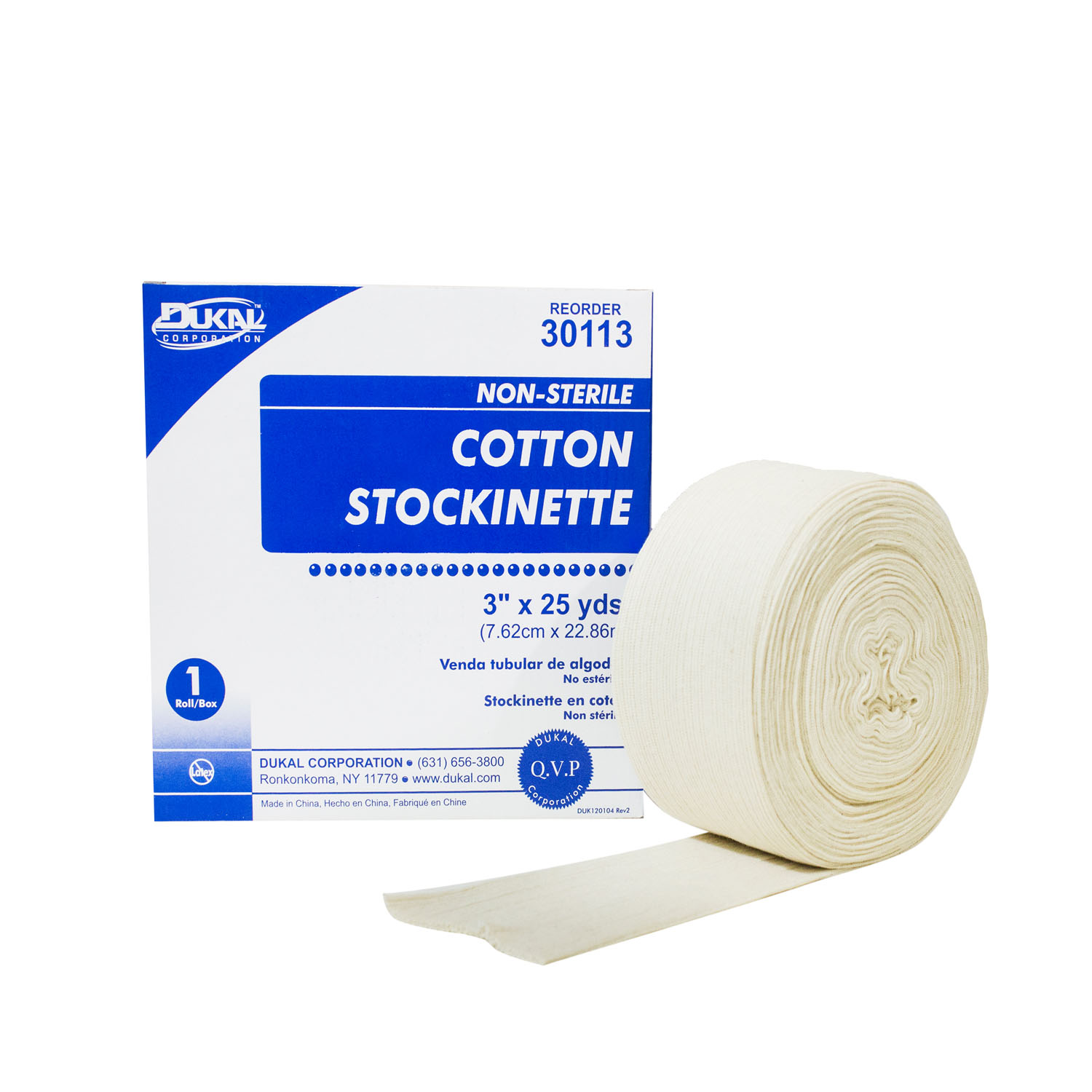 DUKAL COTTON STOCKINETTE : 30113 CS                   $89.00 Stocked