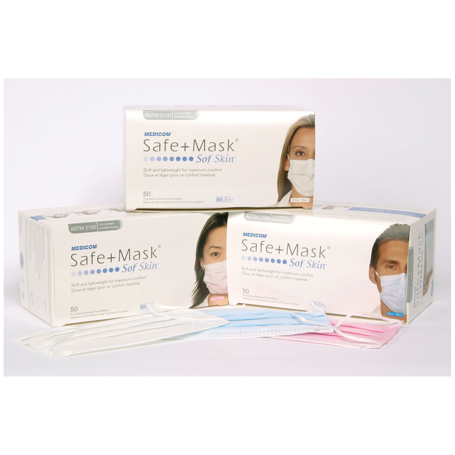 MEDICOM SAFE+MASK SOF SKIN EARLOOP MASK : 2081 CS                 $89.05 Stocked