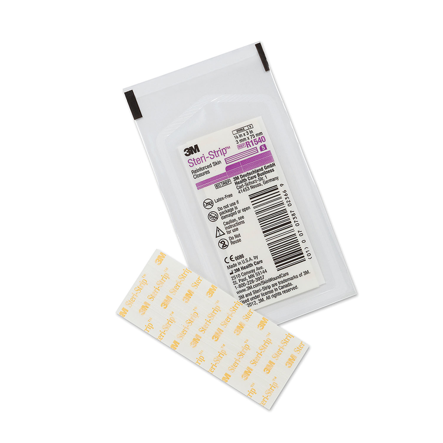 SOLVENTUM STERI-STRIP ADHESIVE SKIN CLOSURES : R1540 BX   $64.28 Stocked