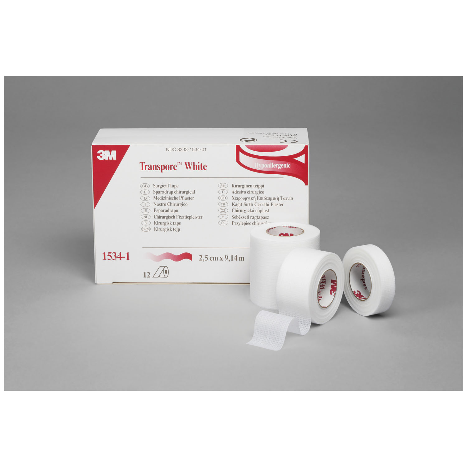 SOLVENTUM TRANSPORE WHITE DRESSING TAPE : 1534-1 BX     $20.06 Stocked