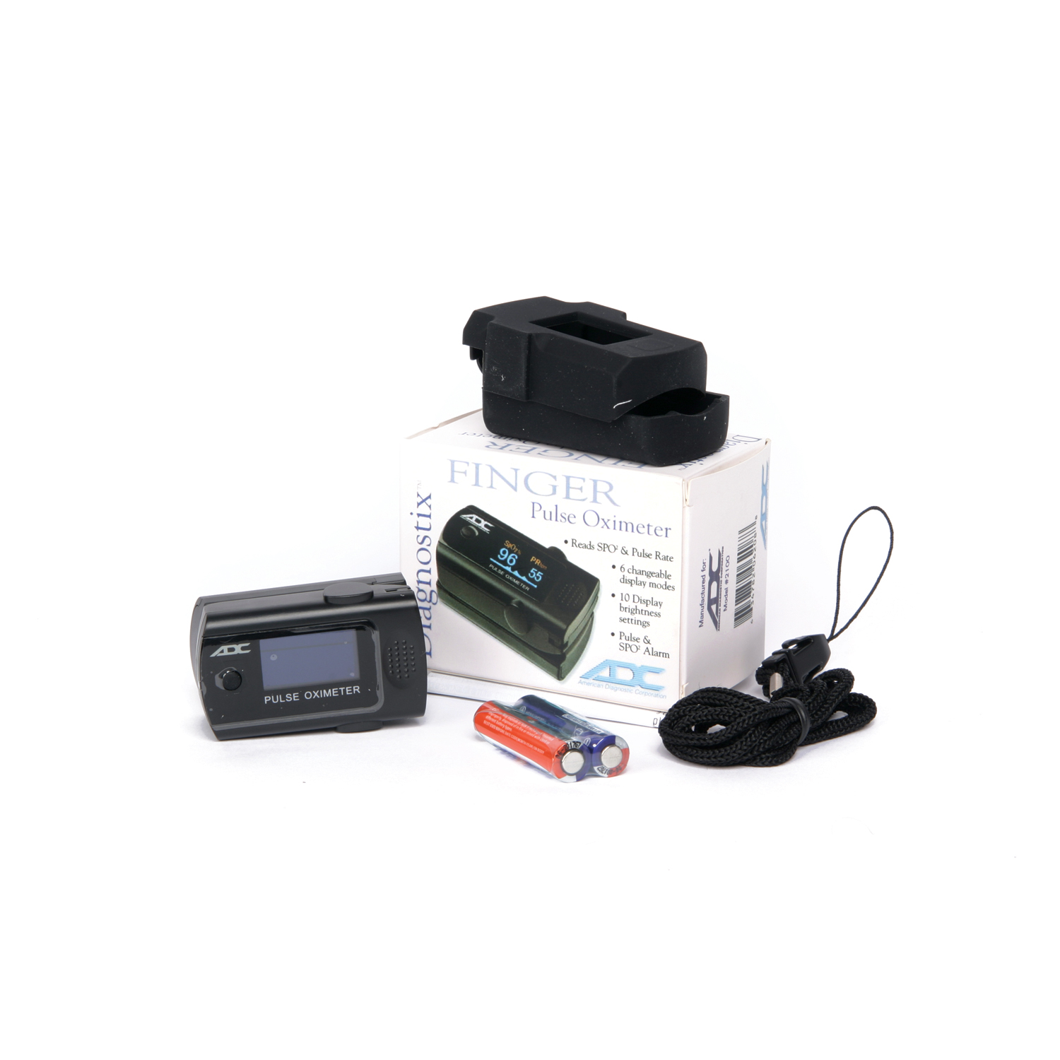 ADC DIAGNOSTIX 2100 DIGITAL FINGERTIP PULSE OXIMETER : 2100 EA $48.32 Stocked