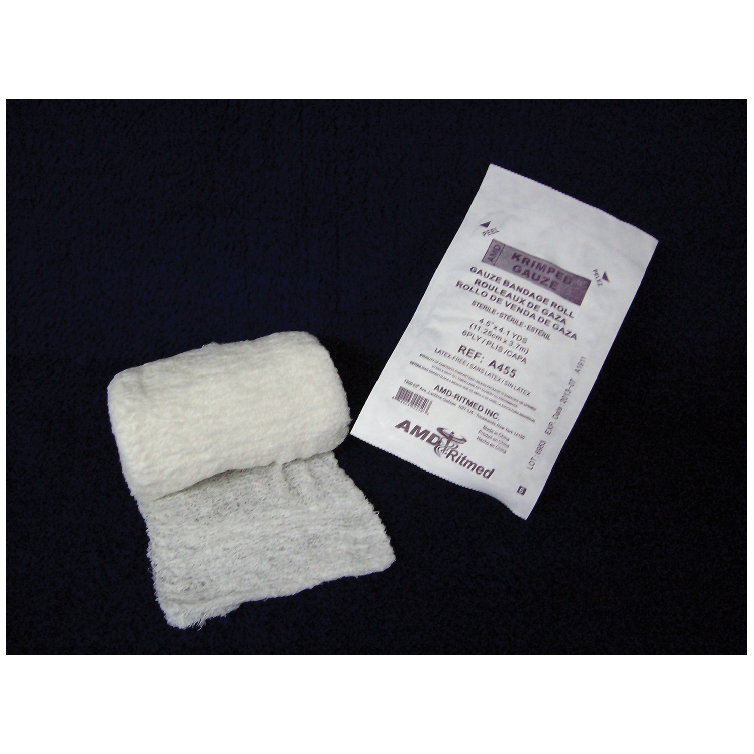 AMD MEDICOM KRIMPED GAUZE BANDAGE ROLLS : A454 CS $90.93 Stocked