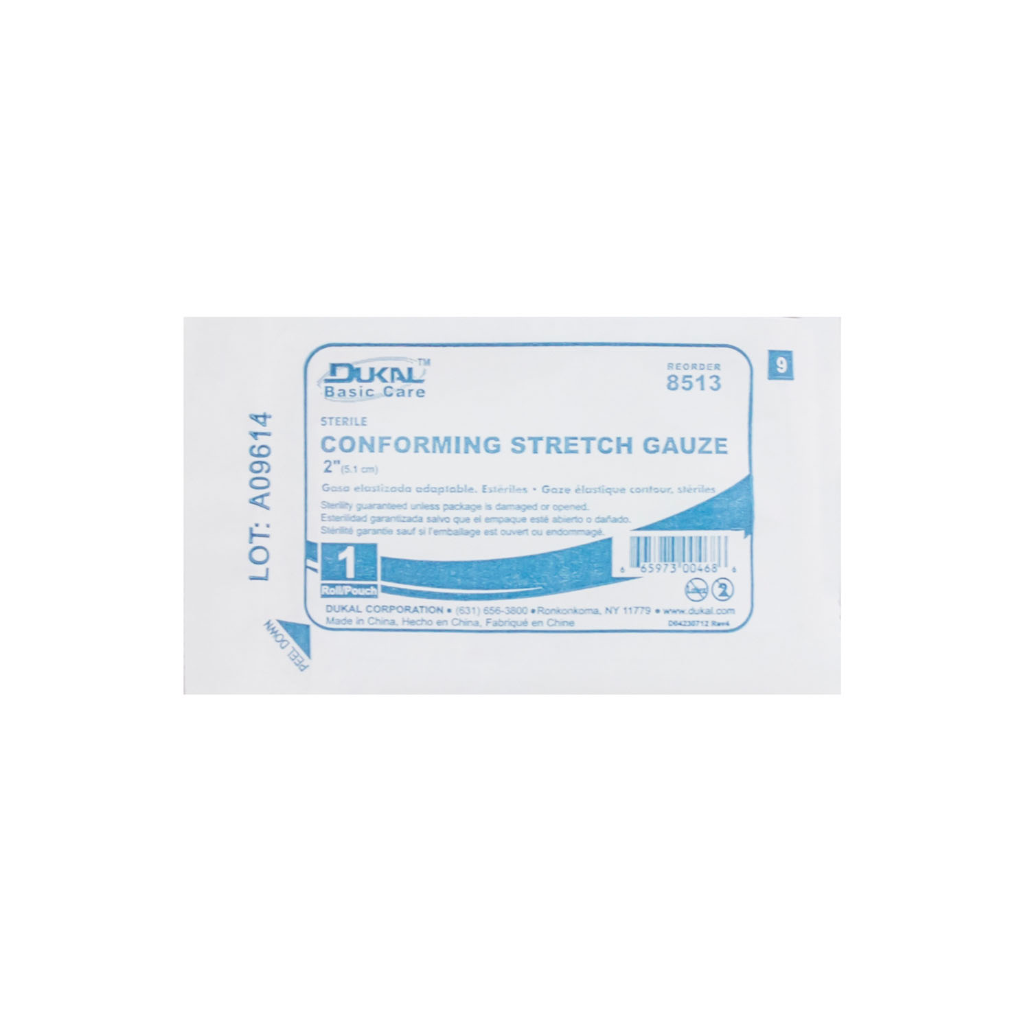 DUKAL BASIC CONFORMING STRETCH GAUZE : 8513 CS                  $35.38 Stocked