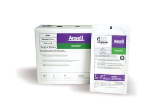 ANSELL ENCORE POWDER-FREE STERILE SURGICAL GLOVES : 5785003 BX $78.87 Stocked