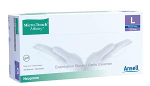 ANSELL MICRO-TOUCH AFFINITY SYNTHETIC EXAM GLOVES : 3771 BX $18.84 Stocked
