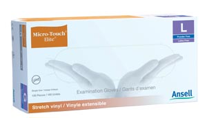 ANSELL MICRO-TOUCH STYLE 42 ELITE POWDER-FREE SYNTHETIC MEDICAL EXAM GLOVES : 3093 CS $45.96 Stocked