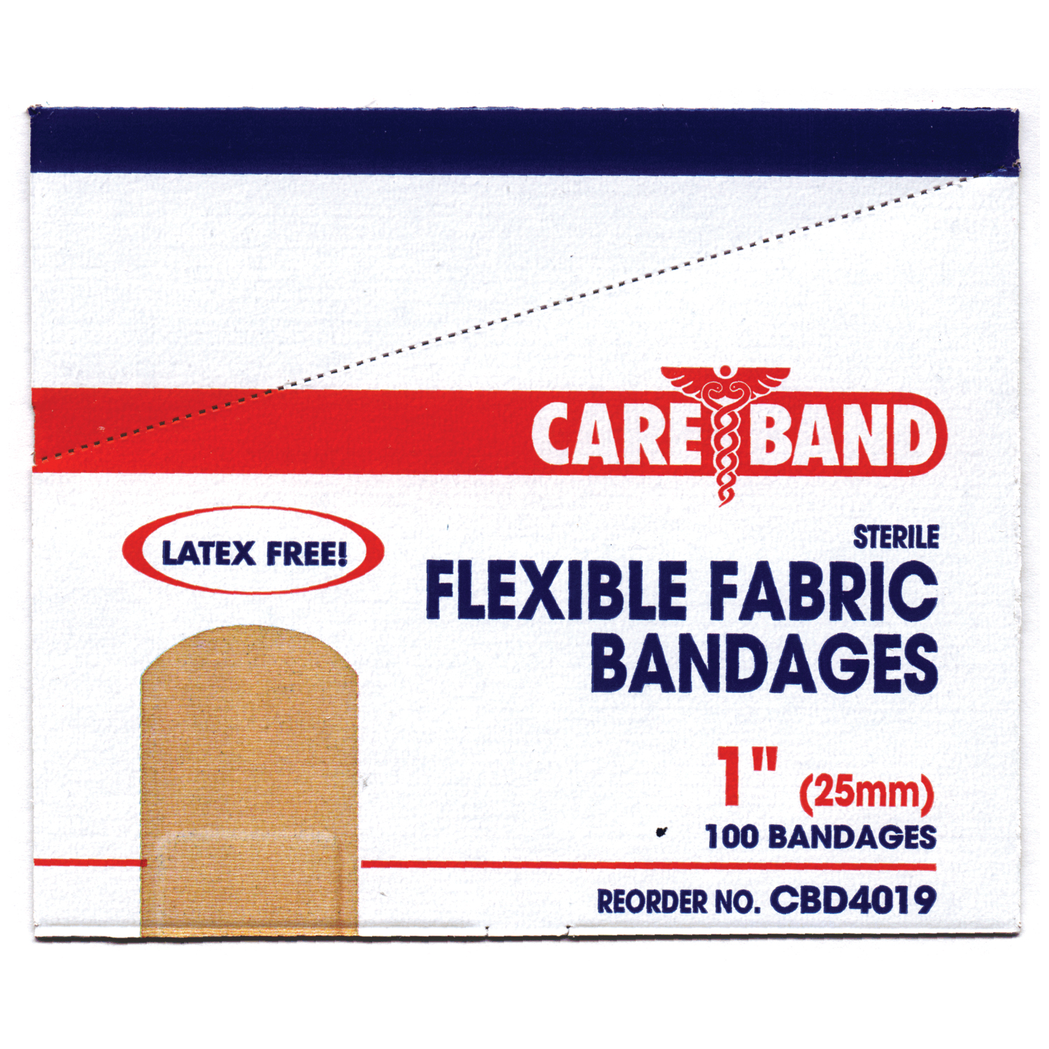 ASO CAREBAND FABRIC ADHESIVE STRIP BANDAGES : CBD4019 CS                       $29.59 Stocked