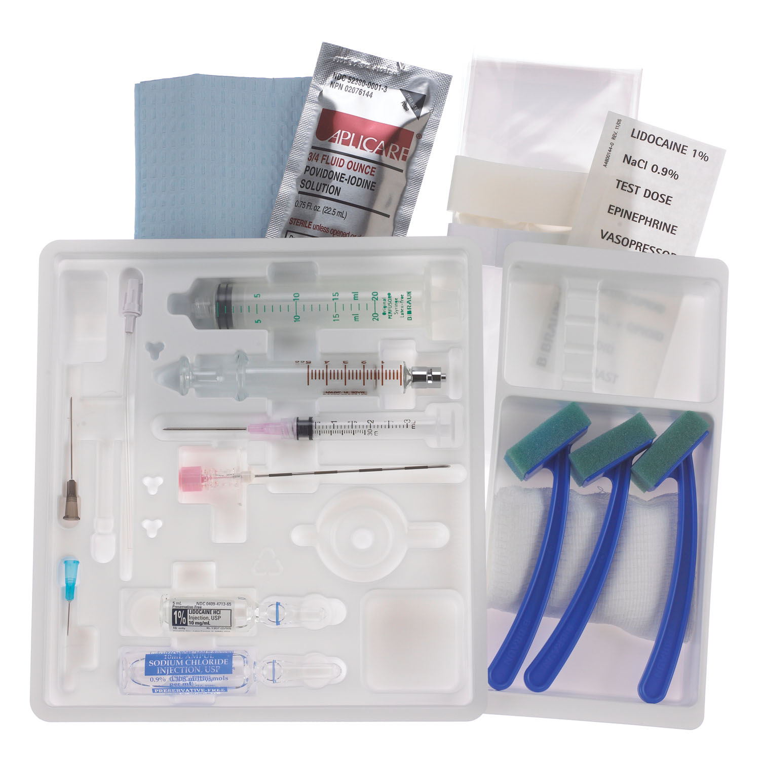 B BRAUN PERIFIX SINGLE DOSE EPIDURAL TRAYS : 332251 EA    $35.40 Stocked