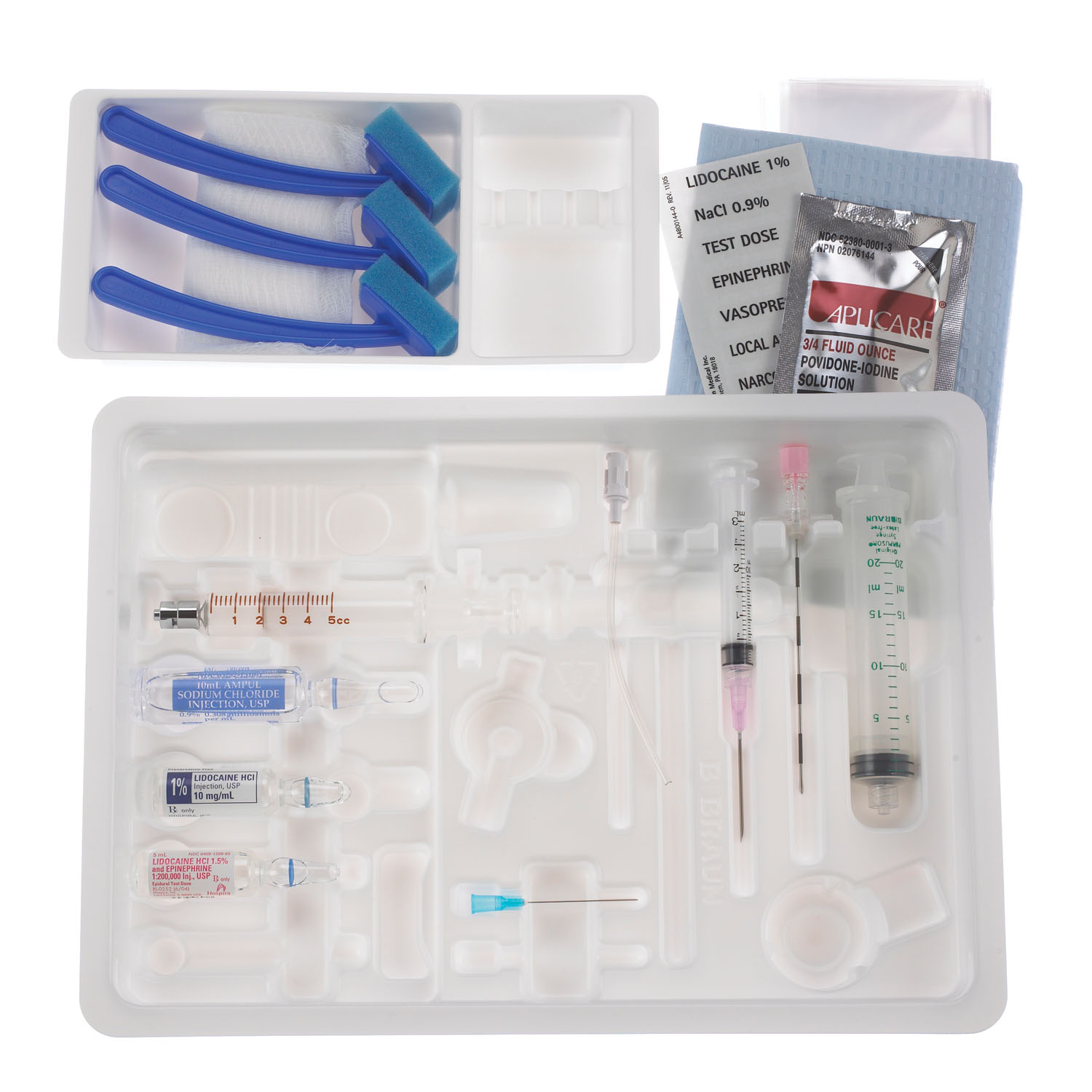 B BRAUN PERIFIX SINGLE DOSE EPIDURAL TRAYS : 332256 EA   $41.37 Stocked