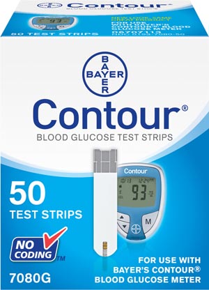 ASCENSIA CONTOUR BLOOD GLUCOSE MONITORING SYSTEM : 7080G BX $85.95 Stocked