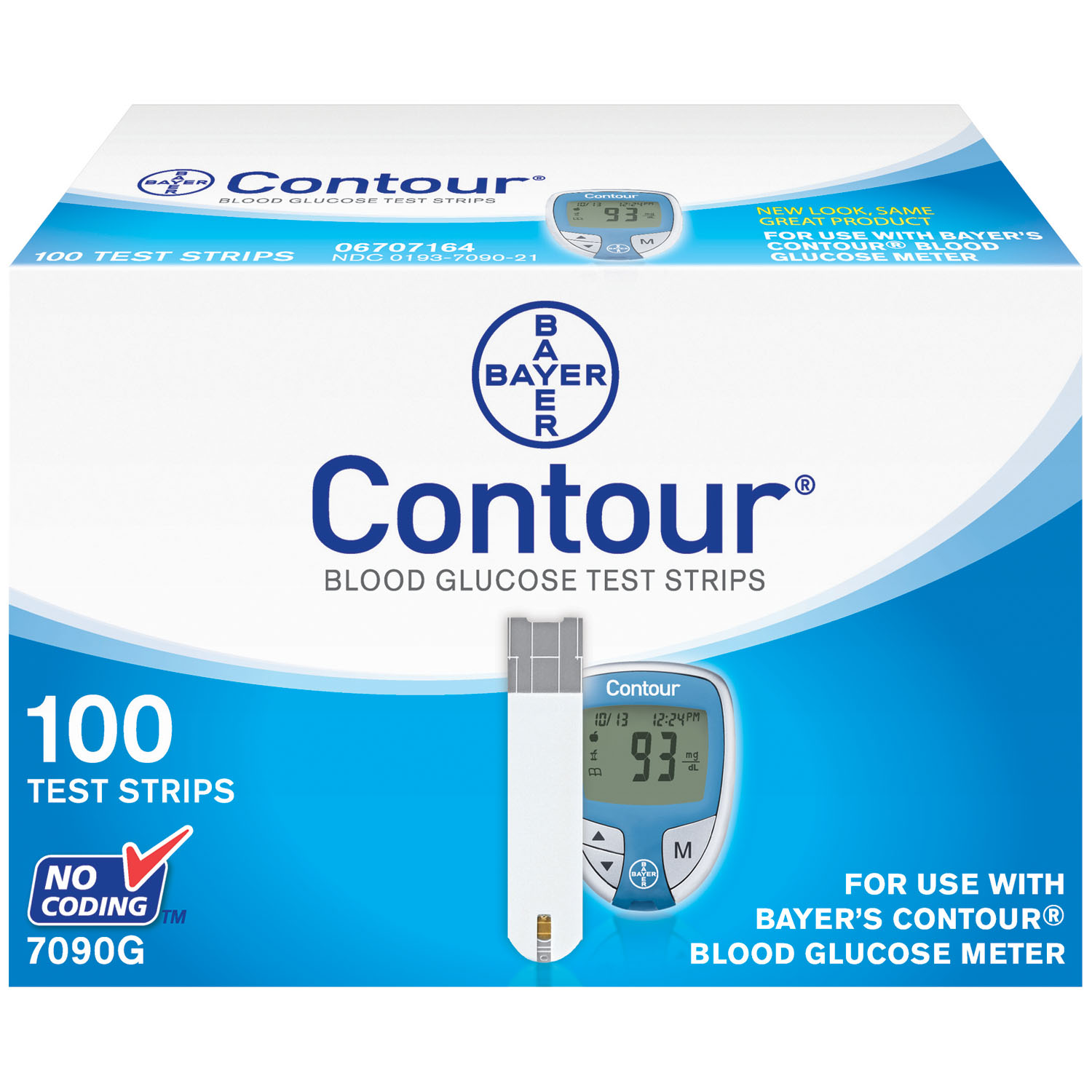 ASCENSIA CONTOUR BLOOD GLUCOSE MONITORING SYSTEM : 7090G BX                      $171.90 Stocked