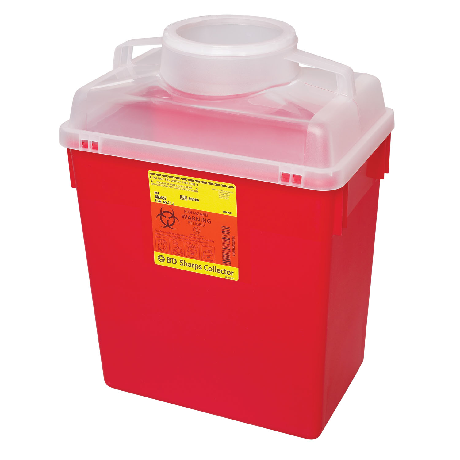 BD MULTI-USE NESTABLE SHARPS COLLECTORS : 305465 CS                 $171.55 Stocked