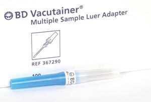 BD VACUTAINER LUER ADAPTERS : 367290 BX                                                                                                                                                                                            $1081.59 Stocked