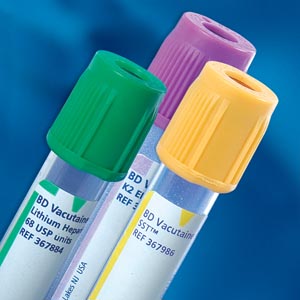 BD VACUTAINER PLUS PLASTIC BLOOD COLLECTION TUBES (EDTA) : 367856 BX                       $16.44 Stocked