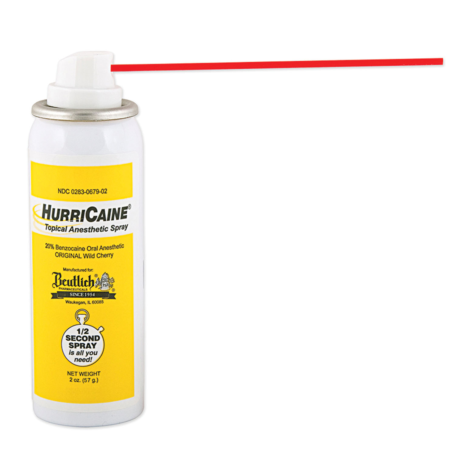 BEUTLICH HURRICAINE TOPICAL ANESTHETIC : 0283-0679-02 EA $35.89 Stocked