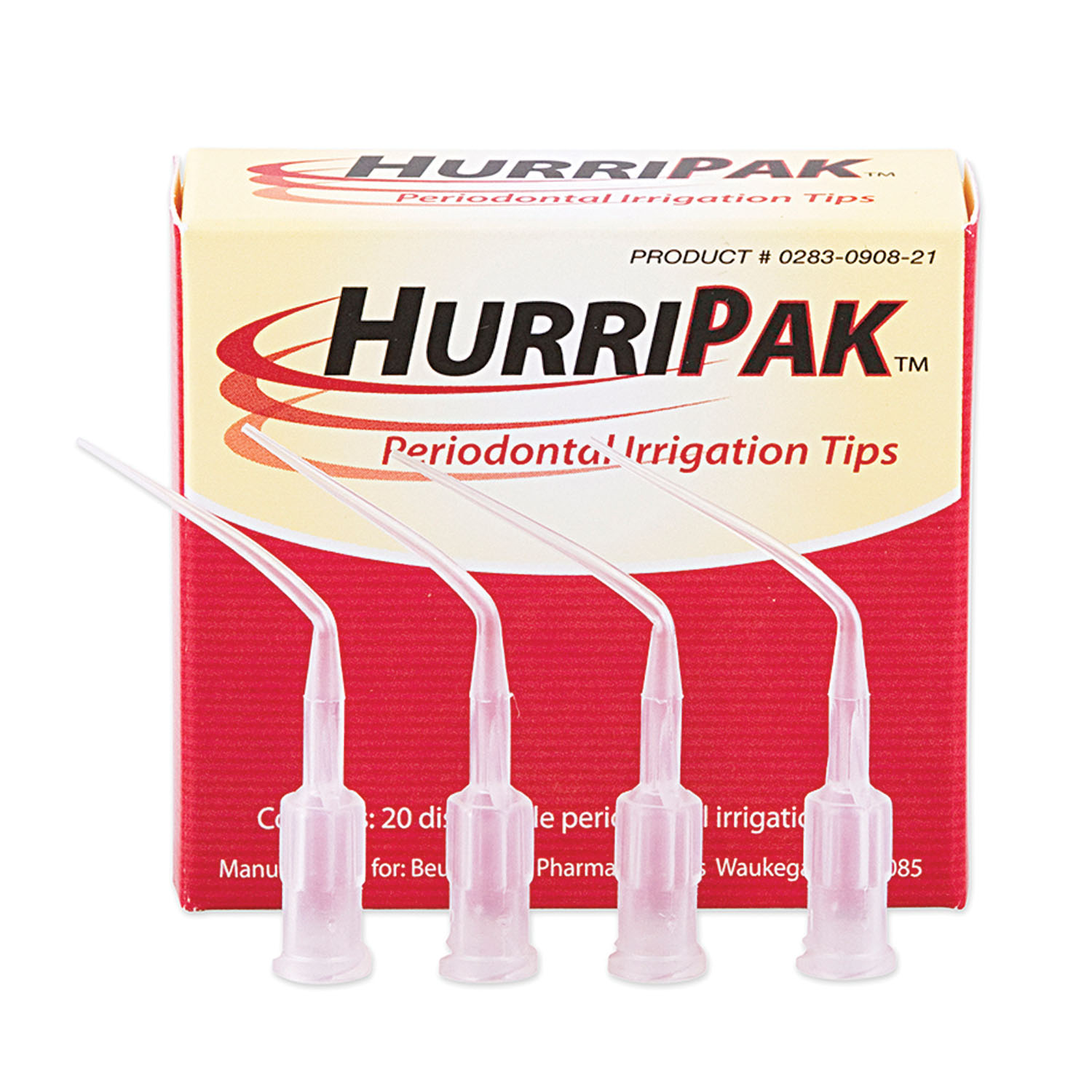 BEUTLICH HURRIPAK PERIODONTAL IRRIGATION TIPS : 0283-0908-21 BX $41.35 Stocked