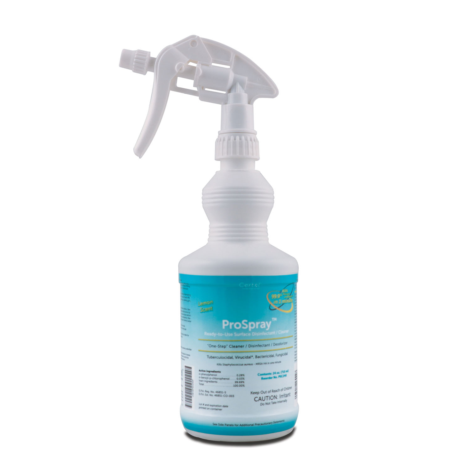 CERTOL PROSPRAY SURFACE CLEANER/DISINFECTANT : PSC240 EA   $13.32 Stocked