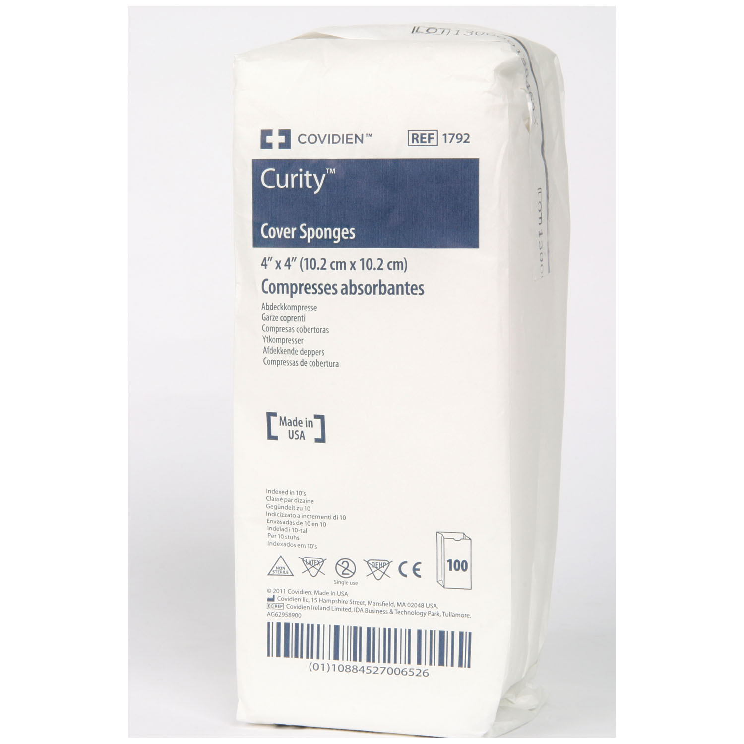 CARDINAL HEALTH CURITY COVER SPONGES : 1792 BG        $7.01 Stocked