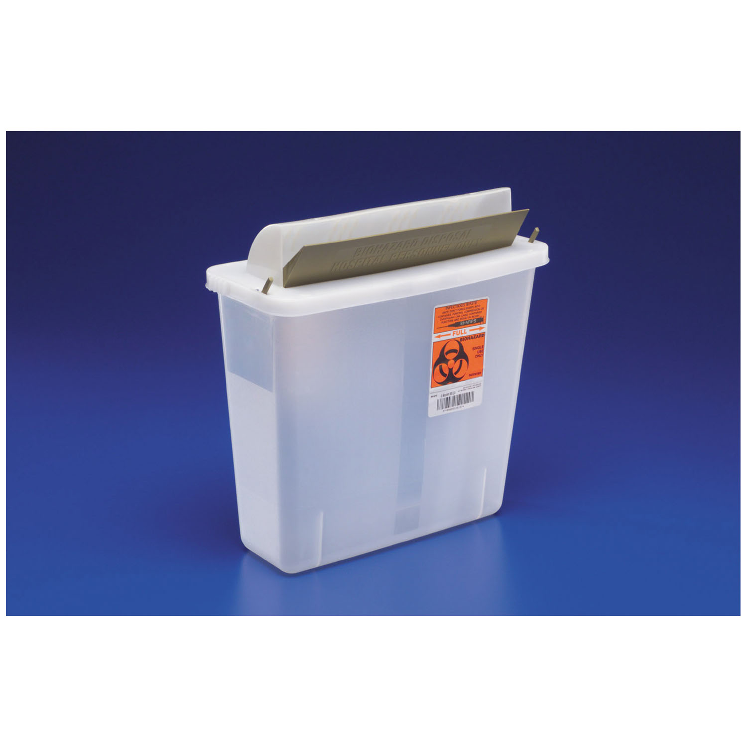 CARDINAL HEALTH IN-ROOM CONTAINERS WITH MAILBOX-STYLE LIDS : 85131 EA     $5.11 Stocked