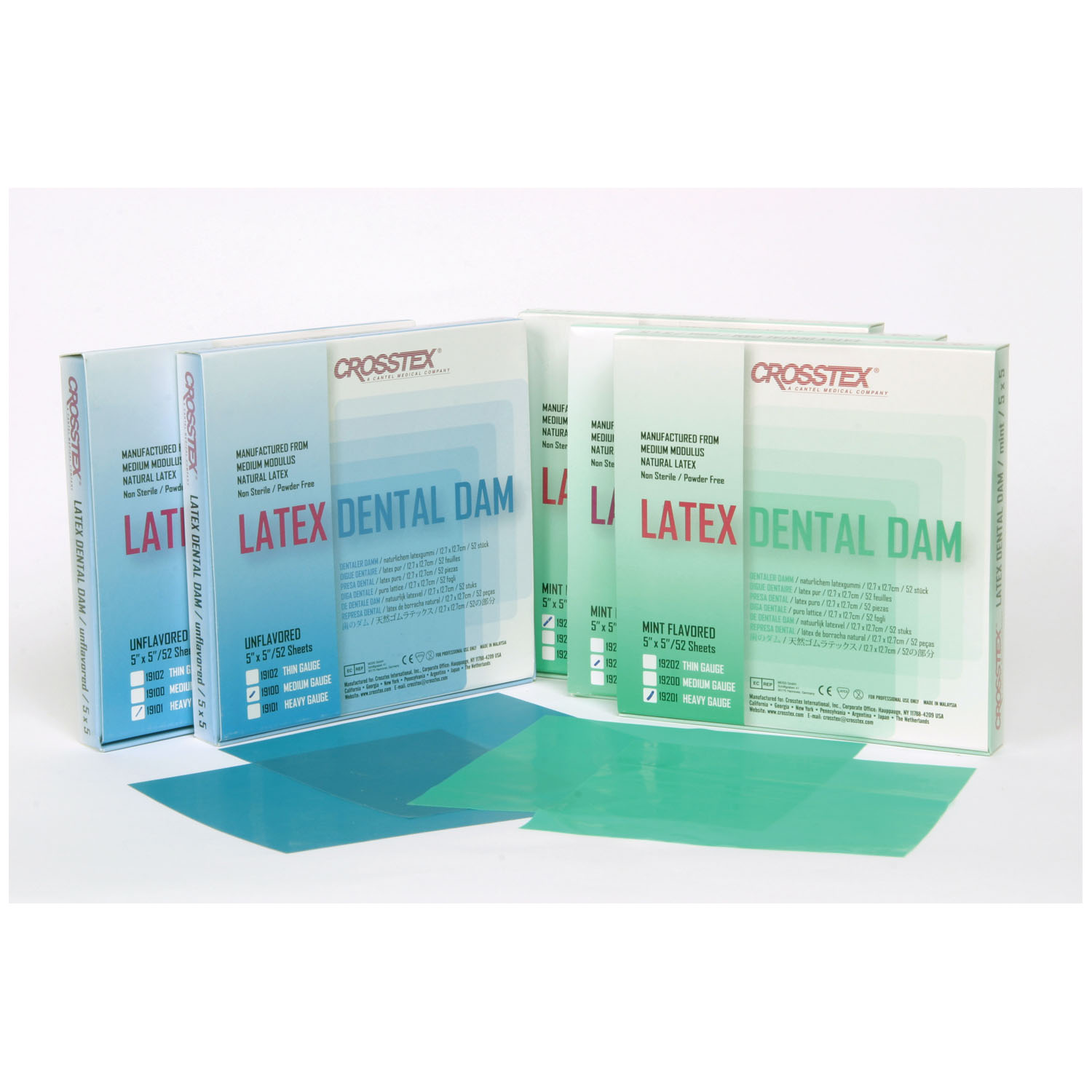 CROSSTEX DENTAL DAMS : 19100 BX         $30.97 Stocked