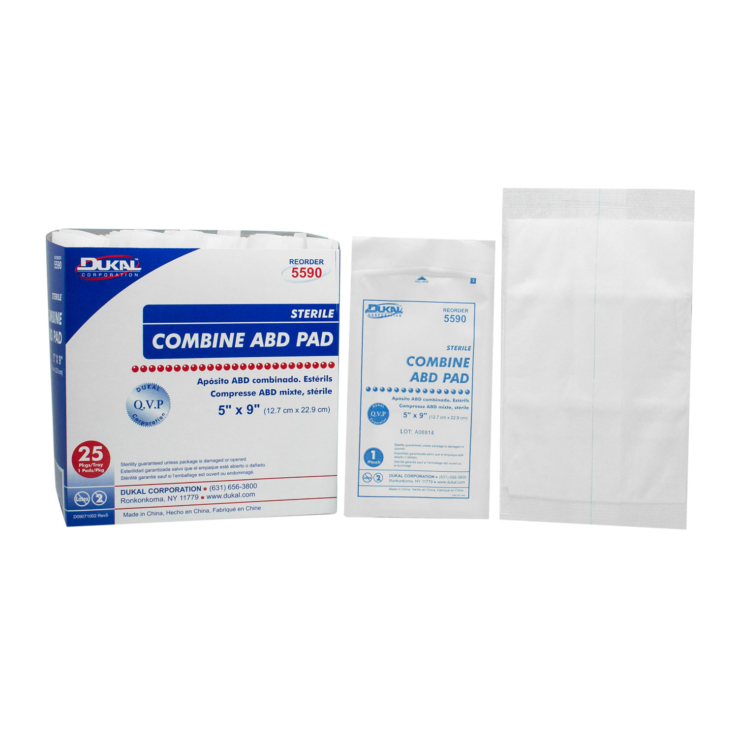 DUKAL ABD PADS : 5590 CS             $60.19 Stocked