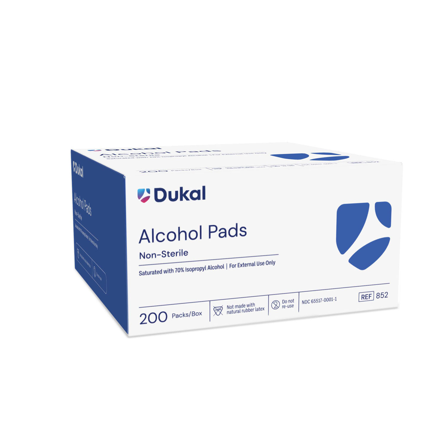 DUKAL ALCOHOL PADS : 852 BX      $2.76 Stocked